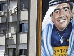 FOTO: Mural 2 Tahun Kematian Maradona di Penjuru Argentina
