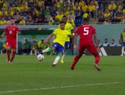 Gol Gila Casemiro, Brasil ke 16 Besar Usai Bungkam Swiss