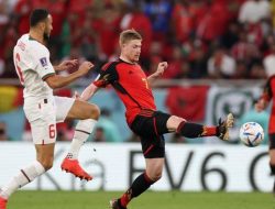 Gol Ziyech Dianulir, Belgia vs Maroko Imbang di Babak Pertama