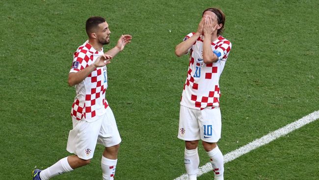 Kroasia gagal mengalahkan Maroko dan harus puas bermain imbang dalam laga Piala Dunia 2022 di Stadion Al Bayt, Rabu (23/11)