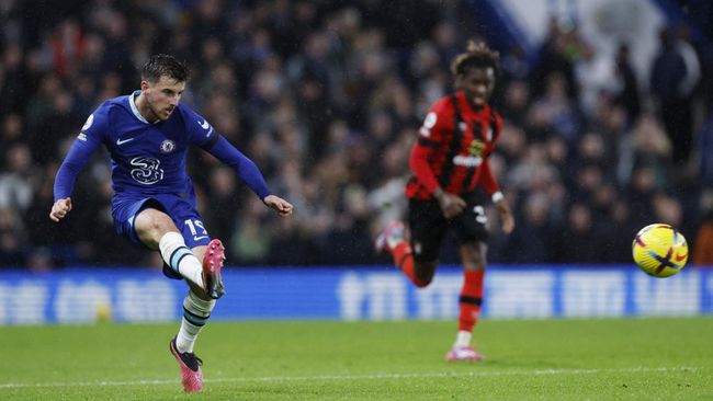 Chelsea mencatatkan kemenangan atas Bournemouth dalam lanjutan Liga Inggris di Stadion Stamford Bridge, Rabu (28/12) dini hari.