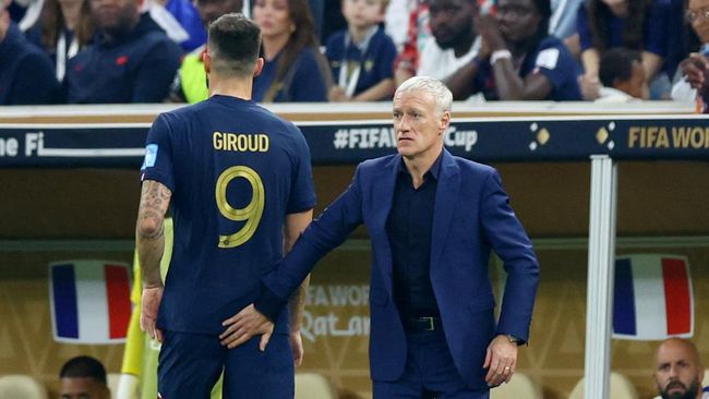 Ruang ganti Prancis pada turun minum final Piala Dunia 2022 melawan Argentina dipenuhi amarah dari pemain dan pelatih.