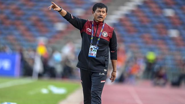 Pelatih Timnas Indonesia U-22 Indra Sjafri menjelaskan kehadiran Shin Tae Yong pada laga semifinal SEA Games 2023.