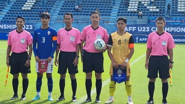 Kamboja U-23 bantai Brunei Darussalam dalam pertandingan perdana Grup A Piala AFF U-23 2023 di Stadion PTT Rayong, Kamis (17/8) sore.