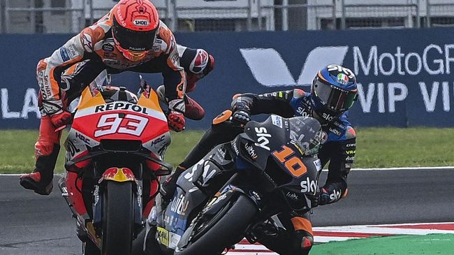 Jelang MotoGP India 2023 pembalap VR46, Luca Marini, mengaku akan terkejut jika Marc Marquez memutuskan hengkang dari Honda dan bergabung dengan Ducati.