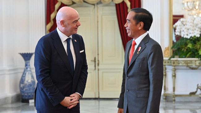 Ketua Umum PSSI Erick Thohir mengungkapkan Presiden FIFA Gianni Infantino akan bertemu Presiden Jokowi sebelum pembukaan Piala Dunia U-17 2023.