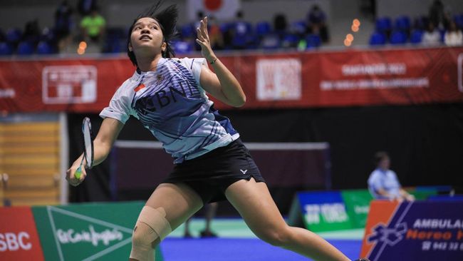 Tunggal putri Indonesia Ester Nurumi Tri Wardoyo gagal lolos ke final Korea Masters 2023 usai dikalahkan Tomoka Miyazaki.
