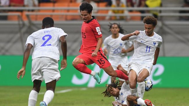 Klasemen Grup E Piala Dunia U-17 2023 mengalami perubahan usai Prancis mengalahkan Korea Selatan pada Rabu (15/11) malam.