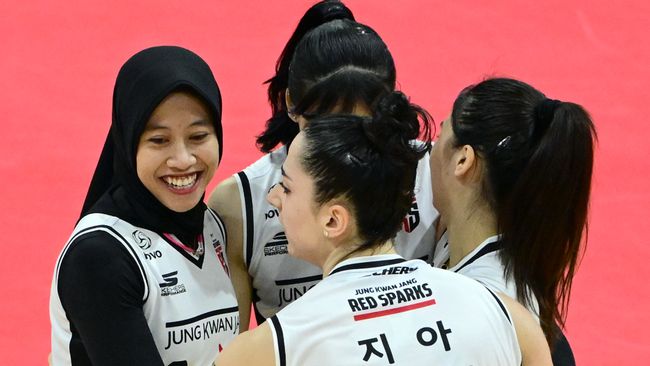 Megawati Hangestri Pertiwi dan Giovanna Milana menjadi duet pemain asing paling produktif di putaran pertama Liga Voli Putri Korea 2023/2024.