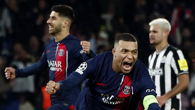 Paris Saint-Germain (PSG) diselamatkan penalti kontroversial saat bermain imbang 1-1 melawan Newcastle United dalam laga lanjutan grup F Liga Champions.