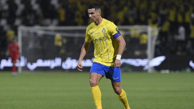 Ronaldo mengungkapkan perasaan senangnya usai mencetak gol yang ke-50 di tahun 2023 di laga Al Shabab vs Al Nassr pada Piala Raja Arab.
