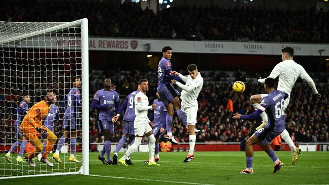 Arsenal tampil dominan saat ditahan imbang tanpa gol oleh Liverpool di babak pertama pada babak ketiga Piala FA.