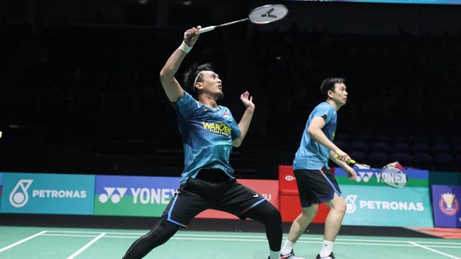 Bintang ganda putra Indonesia, Mohammad Ahsan/Hendra Setiawan absen di gelaran Indonesia Masters 2024.
