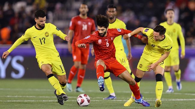 Berikut klasemen grup Piala Asia 2023 setelah timnas Malaysia tersingkir usai kalah 0-1 dari Bahrain.