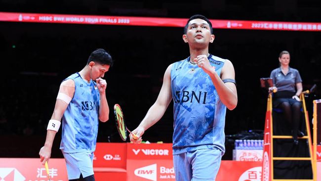 Fajar Alfian/Muhammad Rian Ardianto lolos ke perempat final Malaysia Open 2024 usai menaklukkan wakil Taiwan Lee Fang Chih/Lee Fang Jen, Kamis (11/1).