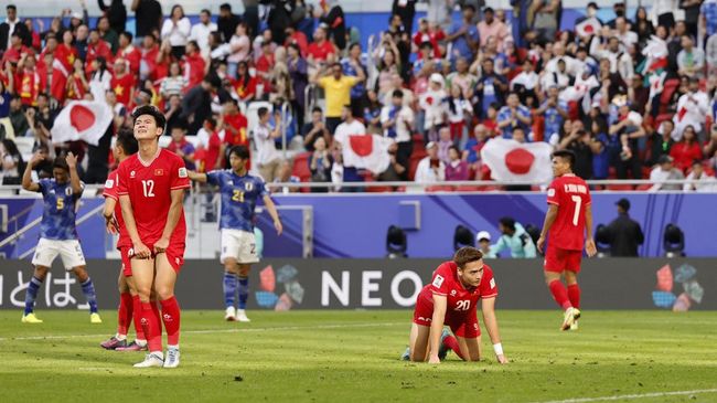 Kekalahan 2-4 Vietnam dari Jepang sedikit merugikan Timnas Indonesia dalam persaingan di Grup D Piala Asia 2023.