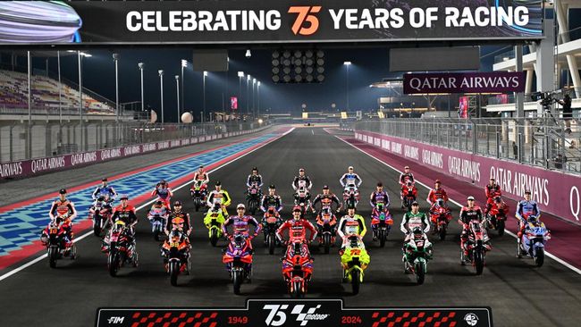 MotoGP Qatar 2024 akan menjadi balapan pertama musim ini. Berikut jadwal lengkap MotoGP Qatar 2024 yang berlangsung di Sirkuit Losail.